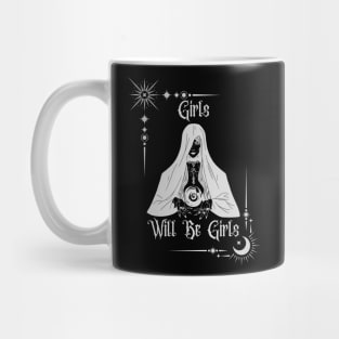 Girls Will Be Girls Feminist Wiccan Occult Mug